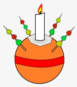 Christingle Candle, HD Png Download, Free Download