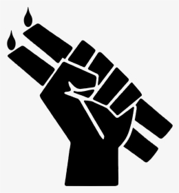Transparent Black Power Fist Clipart - Symbols For Malcolm X, HD Png Download, Free Download