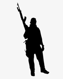 Soldier Silhouette Transparent Background, HD Png Download, Free Download