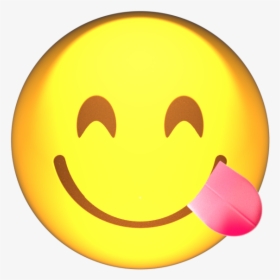 U F B Savouring Delicious Food Emoji - Transparent Background Yummy Emoji Png, Png Download, Free Download
