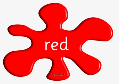 Splash Colours Learningenglish Esl - Clip Art Red Color, HD Png Download, Free Download