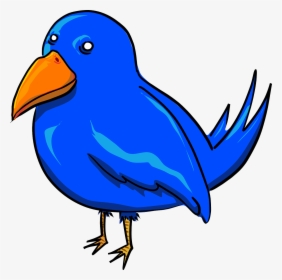 Bird Face Clip Art Cute Birds Clipart Black And White - Blue Bird Clip Art, HD Png Download, Free Download