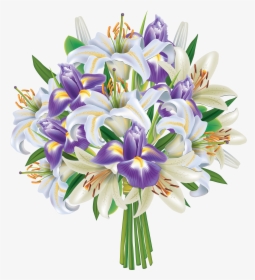 Crocus - Transparent Background Bouquet Of Flowers Clipart, HD Png Download, Free Download