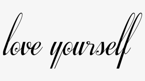 Love Yourself Tattoo In Respective Font - Love Yourself Tattoo Design, HD Png Download, Free Download