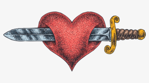Clip Art Broken Heart Tattoo - Broken Heart Png Stickers, Transparent Png, Free Download