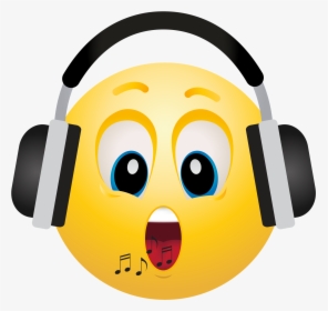 Headphone Emoticon Emoji Png Info - Emoji With Headphones Png, Transparent Png, Free Download
