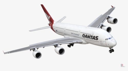 Qantas Plane Png Image - Airplane Qantas White Background, Transparent Png, Free Download
