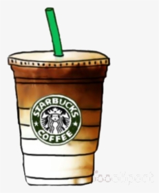Coffee Starbucks Clipart Food Drinks Transparent Clip - Starbucks Sticker, HD Png Download, Free Download