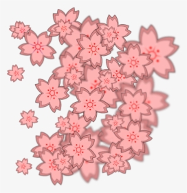 Japanese Flower Png - Cherry Blossom Petals Clip Art, Transparent Png, Free Download
