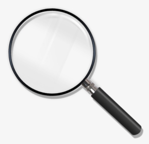 Glass Magnifying Realistic Icon Png Download Free Clipart - Free Magnifying Glass Clipart Realistic, Transparent Png, Free Download