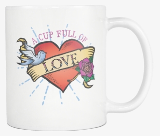 A Cup Full Of Love - Coffee Cup, HD Png Download, Free Download