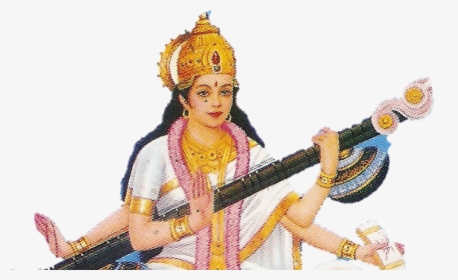 Goddess Saraswati Png Download - Saraswati Costume, Transparent Png, Free Download