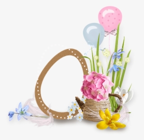Spring, Flower, Crocus, Saffron, Grass, Shell, Egg - Крокусы Рамка Для Фотошопа, HD Png Download, Free Download