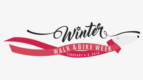 Walk And Bike Banner - Winter Bike To Work Day 2018, HD Png Download, Free Download