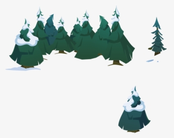 Wintertrees - Animal Jam Winter Trees, HD Png Download, Free Download