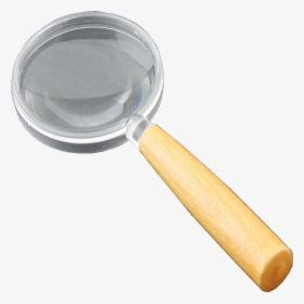 Loupe À Main Gr 3 Ø 60 Manche Bois - Magnifying Glass, HD Png Download, Free Download