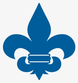 Cub Scout Blue Fleur De Lis Clip Art - Blue Fleurs De Lis, HD Png Download, Free Download