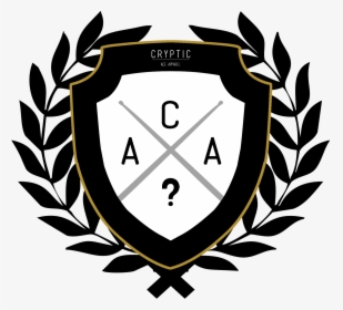 Cryptic Crest Logo - Monogram Olive Wreath Png, Transparent Png, Free Download