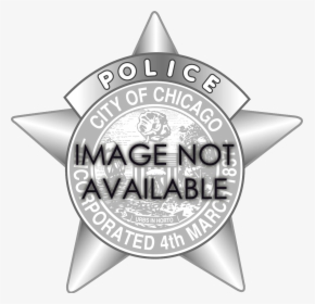 Chicago Police Patrolwoman Star - Chicago Police Star Png, Transparent Png, Free Download