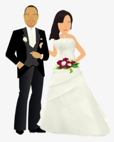 Bride Cartoon Pictures Page - Weding, HD Png Download, Free Download