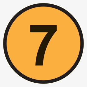 Vet 7 - Number 7 In A Circle, HD Png Download, Free Download