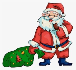 Père Noël Png, Clipart - Papai Noel Em Corel, Transparent Png, Free Download