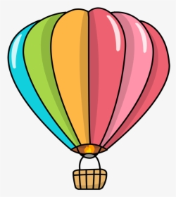 Free To Use Amp Public Domain Hot Air Balloon Clip - Pastel Hot Air Balloon Clip Art, HD Png Download, Free Download
