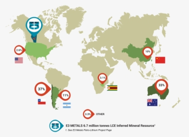 E3 Metals Global Lithium-01, HD Png Download, Free Download