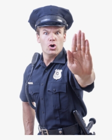 Policeman Png Image - Police Holding Up Hand, Transparent Png, Free Download