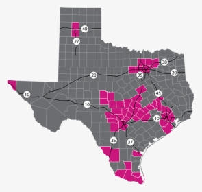 Texas Election Map 2016, HD Png Download, Free Download