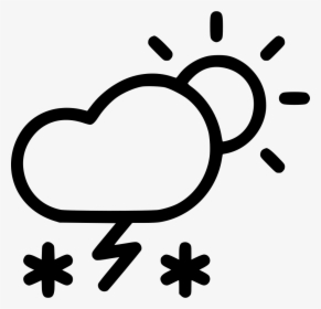 Cloud Daytime Day Sun Snow Storm - Rainfall Icon Png, Transparent Png, Free Download
