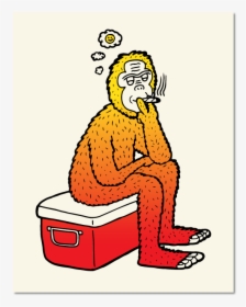 Sbs Web Product 19 Happy Sasquatch - Cartoon, HD Png Download, Free Download