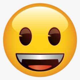 Smiley Face With Sharp Teeth, HD Png Download, Free Download