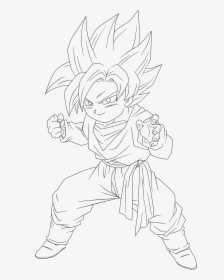 Collection Of Dbz - Goten Dragon Ball Super Drawing, HD Png Download, Free Download
