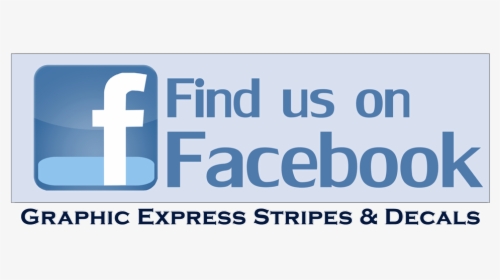 Find Us On Facebook - Electric Blue, HD Png Download, Free Download