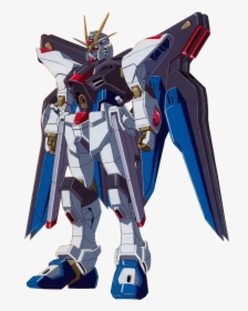 Strike Freedom By Harmcolossal - Strike Freedom Gundam Anime, HD Png Download, Free Download