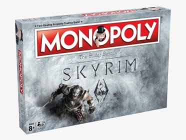 Skyrim Monopoly Collectors Edition English - Monopoly Skyrim Game, HD Png Download, Free Download