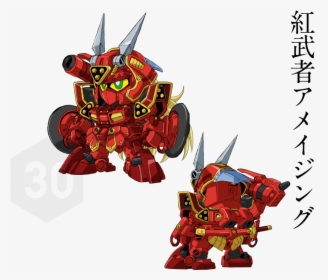 Kurenai Musha Amazing - Gundam Amazing Red Warrior Sd, HD Png Download, Free Download