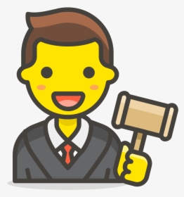 133 Man Judge - Icon Office Man Png, Transparent Png, Free Download