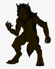 Anthro Brown Hyena , Png Download - Demkn Wolf Furry, Transparent Png, Free Download