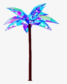 #palmera #beach #tumblr - Vaporwave Palm Tree Transparent, HD Png Download, Free Download