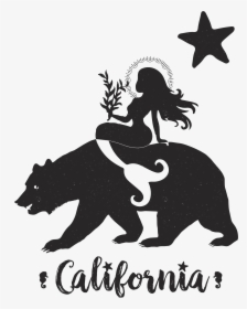 Kingdom Of California Flag , Png Download - Silhouette Vector California Bear, Transparent Png, Free Download