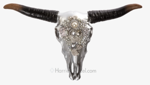 Swarovski Crystaled Cow Skull, HD Png Download, Free Download
