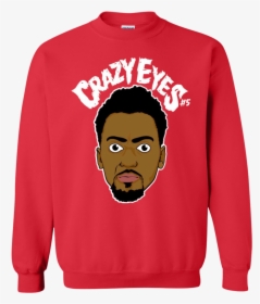 Bobby Portis Crazy Eyes Sweatshirt Sweater White Style - Sweatshirt, HD Png Download, Free Download