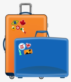 Suitcases Icons Png - Suitcase Clipart Png, Transparent Png, Free Download