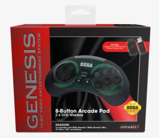 Sega Genesis 8-button Arcade Pad - Sega Genesis Controller 8 Button, HD Png Download, Free Download