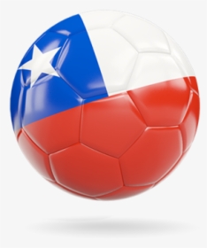 Glossy Soccer Ball - Chilean Ball Flag Png, Transparent Png, Free Download