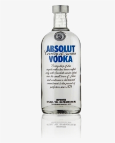 Alcohol Transparent Vodka - Absolut Vodka, HD Png Download, Free Download