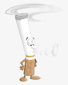 Cartoon Royalty Free Clip - Cigarette, HD Png Download, Free Download
