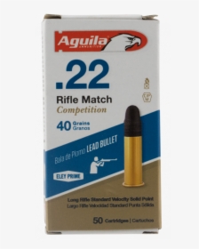 Aguila 1b222518 Match Competition Standard Velocity - Bullet, HD Png Download, Free Download